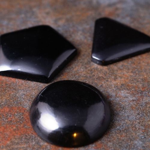 Whitby Jet Cabochons