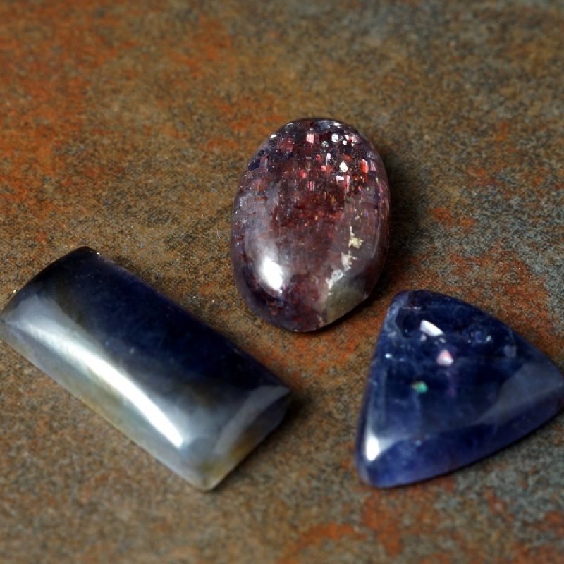 Sunstone Iolite Cabochons