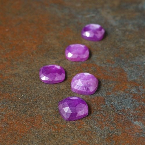 Pink Star Sapphire cabochons