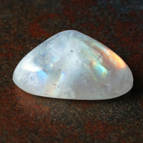 Rainbow Moonstone cabochon