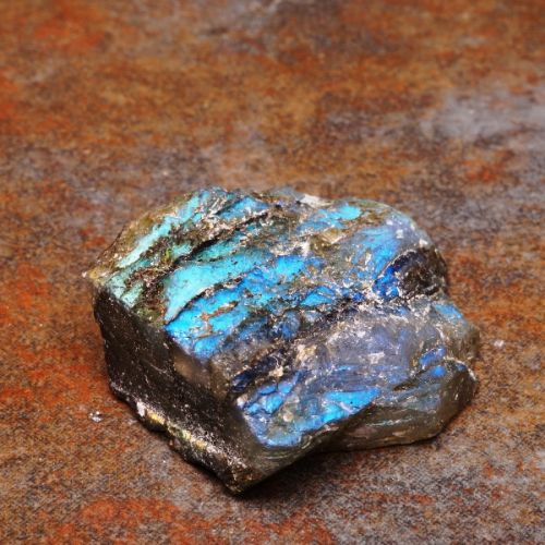 Raw labradorite nugget