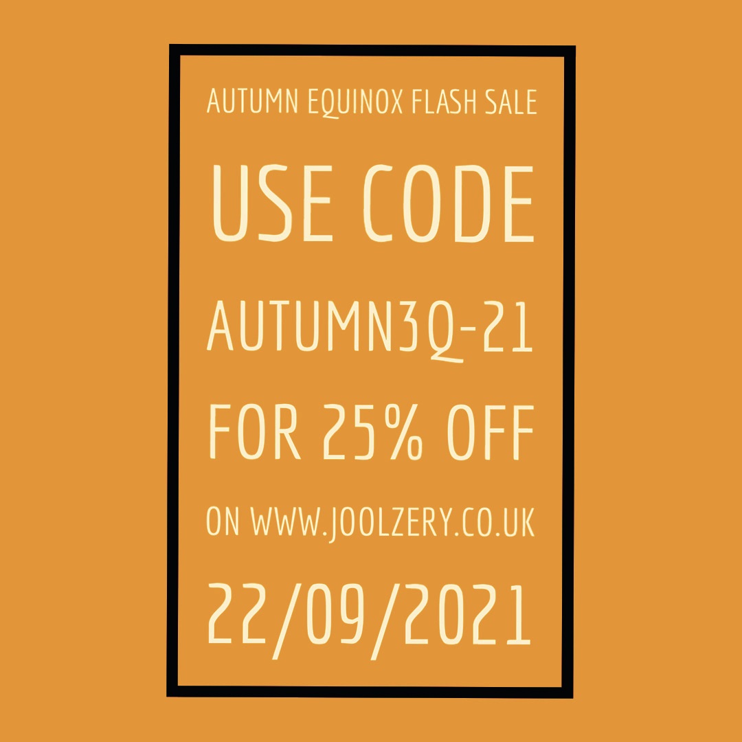 Joolzery Autumn Equinox Flash Sales Voucher