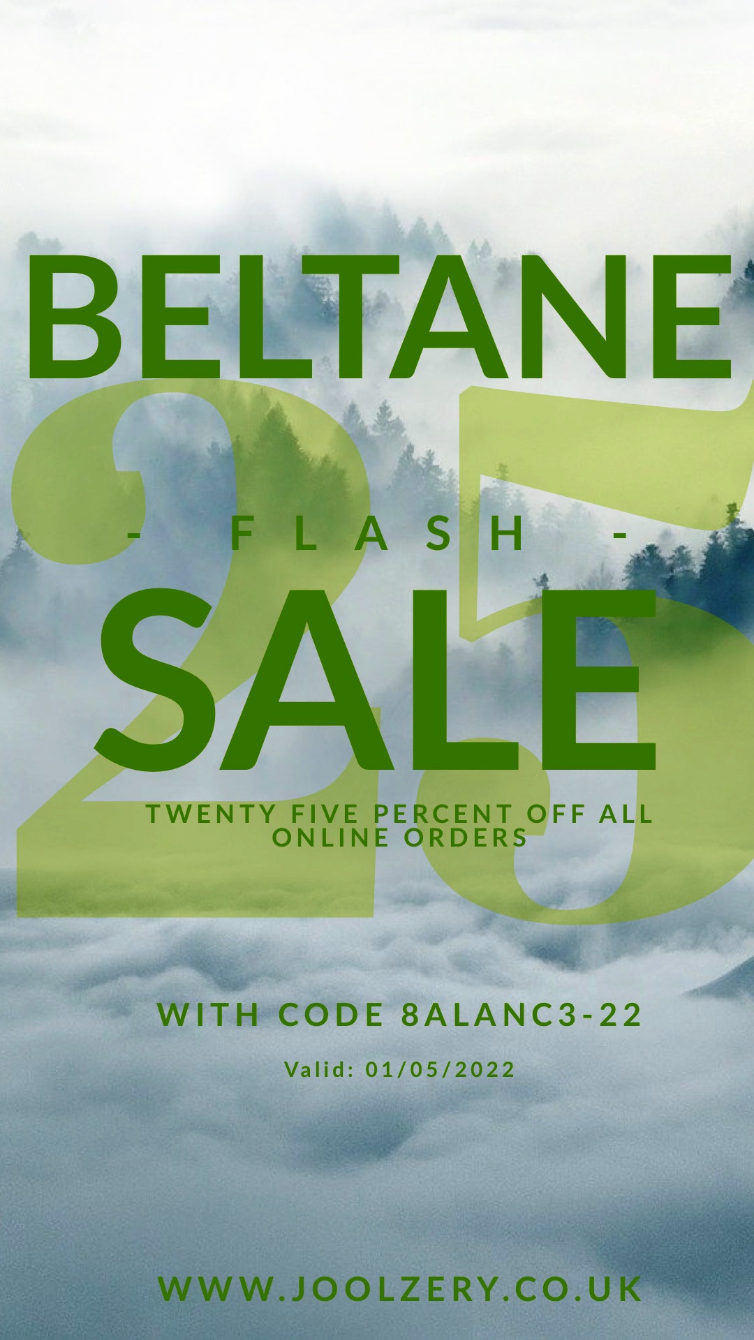 2022 Beltane Flash Sale Voucher code