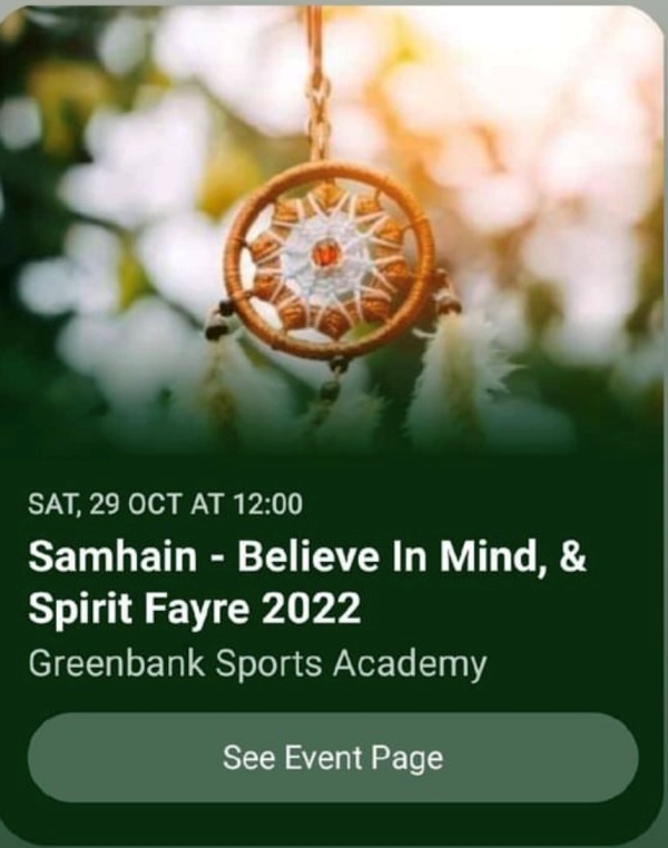 Samhain MSB Fayre Flyer