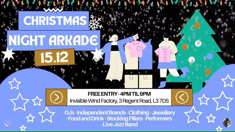 2023 Christmas Night Arkade at the Invisible Wind Factory 