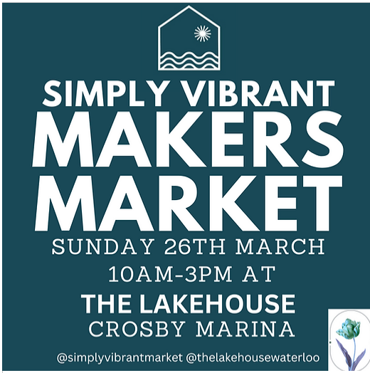 Simply Vibrant Makers at the Marina flyer