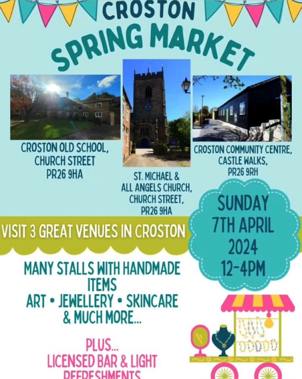 2024 Croston Spring Market flyer