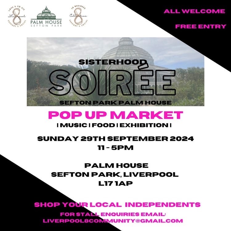 2024 September Sisterhood Soiree Market at the Palmhouse