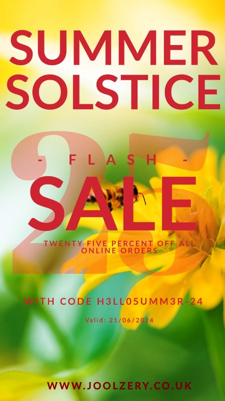 Joolzery 2024 Summer Solstice Flash Sale Voucher