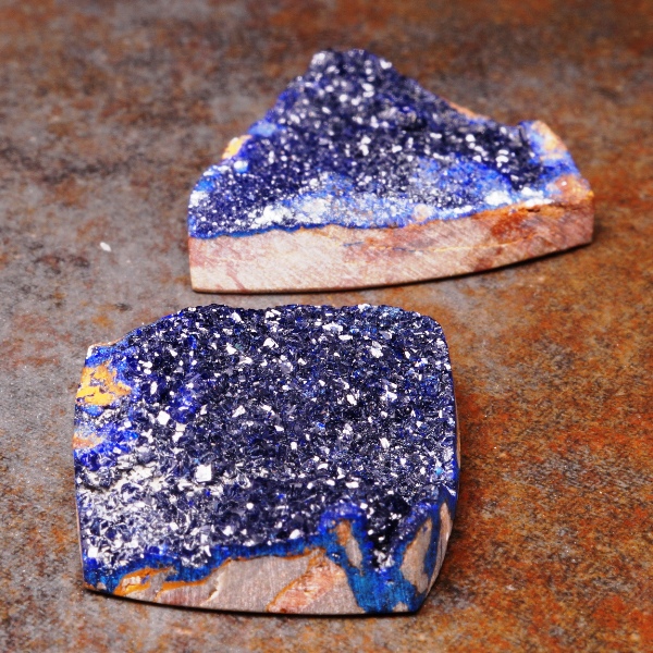 Azurite Druzsy Cabochons