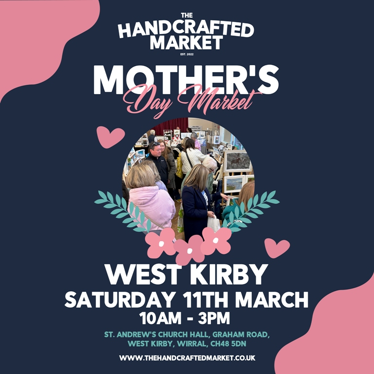 The Handcrafted Market Mothers Day Market flyer