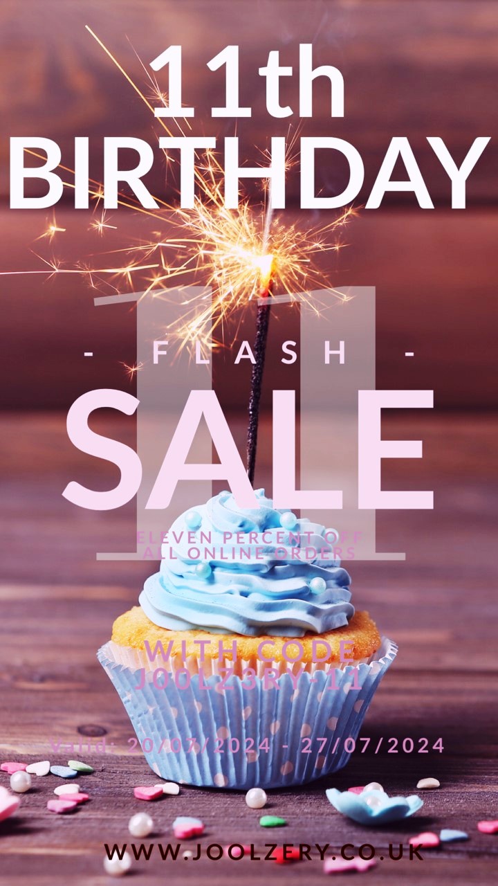 Joolzery 11th Birthday Flash Sale Voucher