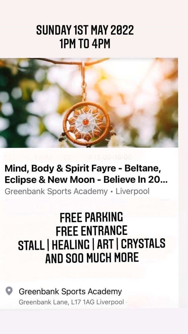 MBS Fayre - Beltane Eclipse & New Moon Flyer