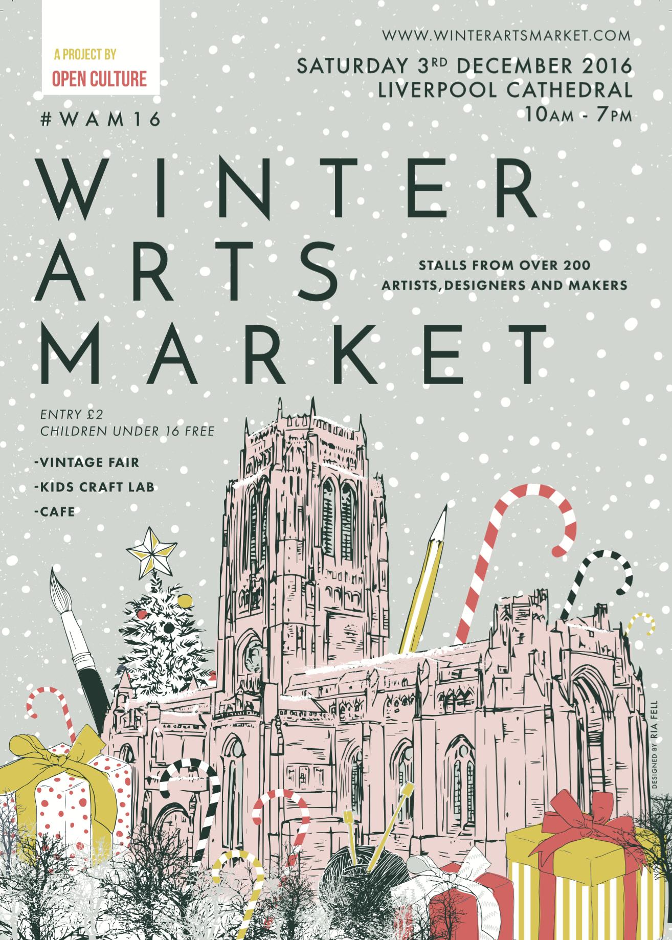 Open Culture Winter Arts Market 2016 Flyer