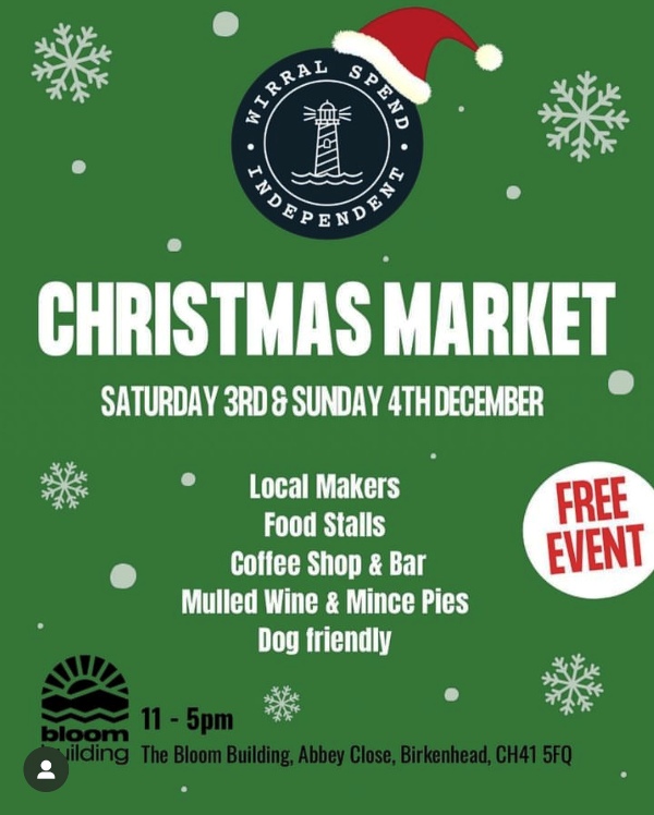 Wirral Spend Independent 2022 Christmas Market Flyer