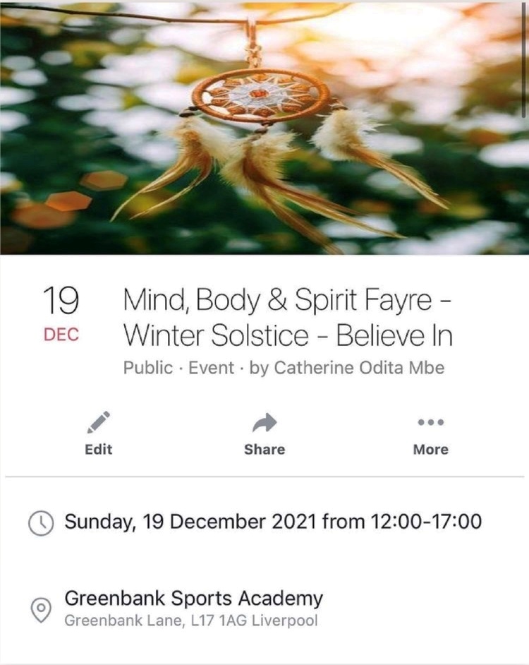 Winter Solstice - Believe In MBS Fayre Flyer