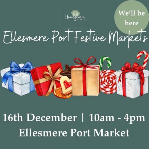 Homegrown High Street Ellesmere Port Festive Market Flyer