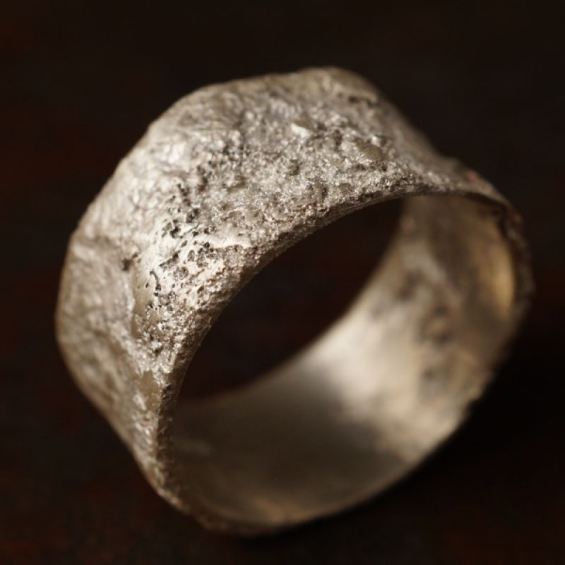 Handcrafted Recycled Sterling Silver Fused Ring