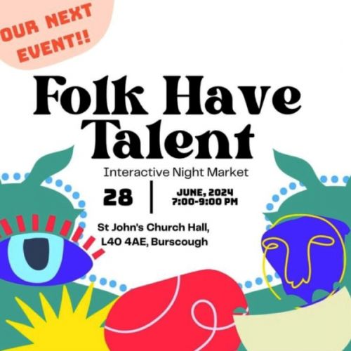 2024 June Folk Have Talent Night Market flyer