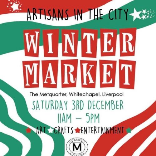 Artisans in the City Winter Market 2022 Flyer