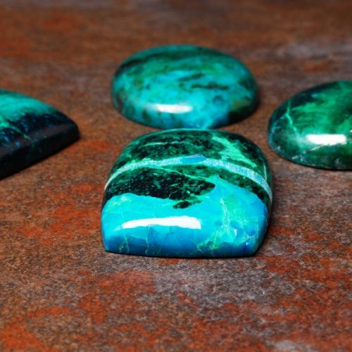 Mixed Shaped Chrysocolla Cabochons