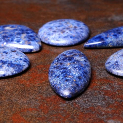 Mixed Shaped Dumortierite Cabochons