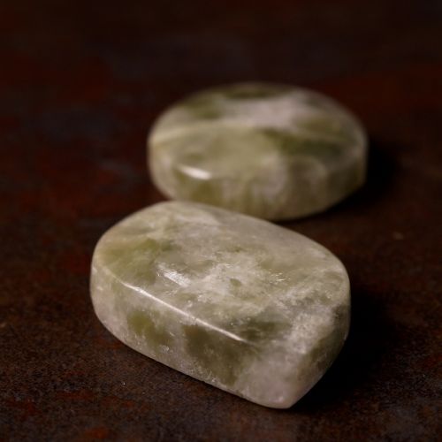 Mixed shaped Jade cabochons