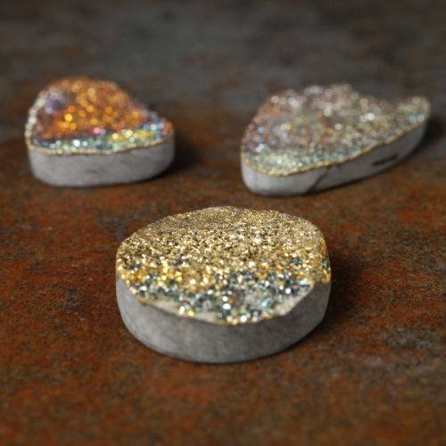 Mixed Shaped Spectropyrite Cabochons