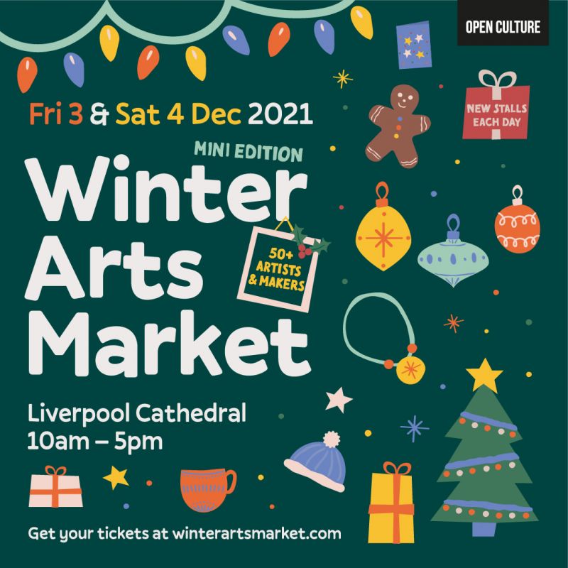 Open Culture Winter Arts Market 2021 flyer