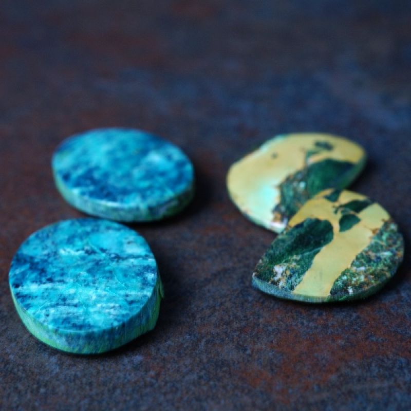 A selection of Tibetan Turquoise Cabochons