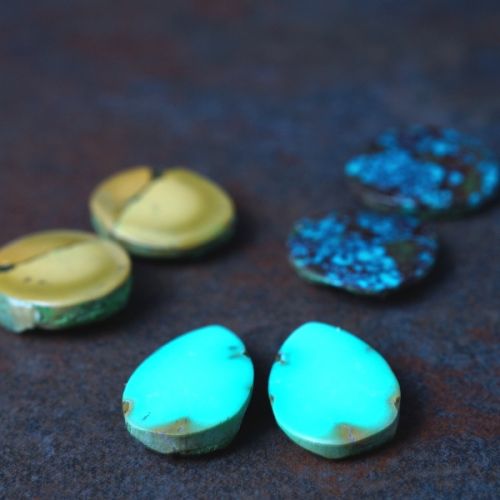 A selection of Tibetan Turquoise Cabochons